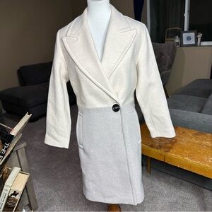 Elegant Cream Women's Coat